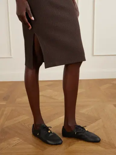 Loewe Pebble Embellished Leather Sneakers | Thumbnail 2