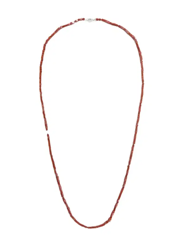 Ines Sterling Silver, Jasper And Pearl Necklace