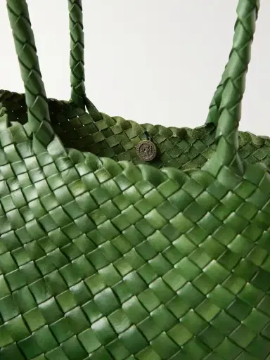 Dragon Diffusion Santa Croce Big Woven Leather Tote | Thumbnail 5 Dragon Diffusion Santa Croce Big Woven Leather Tote | Thumbnail 5