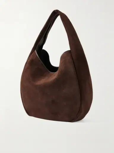Loewe Logo-debossed Leather-trimmed Suede Tote | Thumbnail 4 Loewe Logo-debossed Leather-trimmed Suede Tote | Thumbnail 4