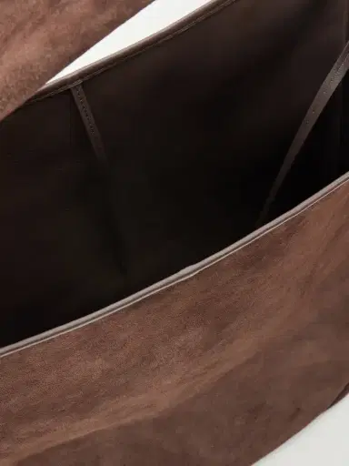 Loewe Logo-debossed Leather-trimmed Suede Tote | Thumbnail 6 Loewe Logo-debossed Leather-trimmed Suede Tote | Thumbnail 6