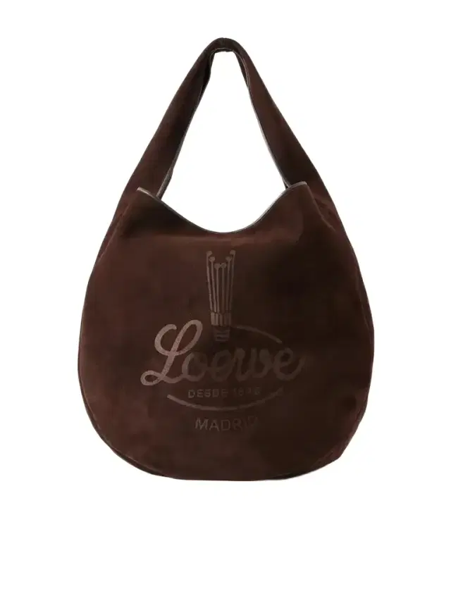 Logo-debossed Leather-trimmed Suede Tote
