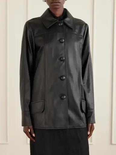 ANNA SUI Paneled Leather Jacket | Thumbnail 3 ANNA SUI Paneled Leather Jacket | Thumbnail 3