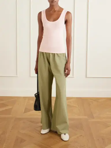 FLORE FLORE Hillie Organic Cotton-jersey Tank | Thumbnail 2 FLORE FLORE Hillie Organic Cotton-jersey Tank | Thumbnail 2