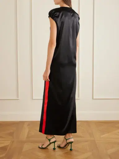 Loewe Silk-blend Satin Midi Dress | Thumbnail 3 Loewe Silk-blend Satin Midi Dress | Thumbnail 3