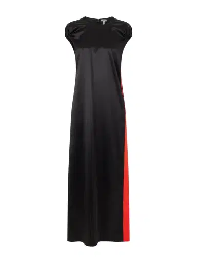 Loewe Silk-blend Satin Midi Dress | Thumbnail 1 Loewe Silk-blend Satin Midi Dress | Thumbnail 1