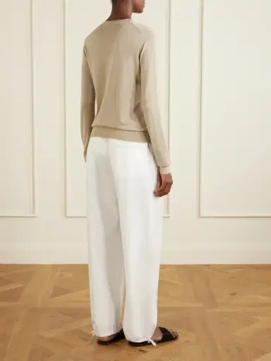 TOTEME Wool And Silk-blend Sweater | Thumbnail 4 TOTEME Wool And Silk-blend Sweater | Thumbnail 4