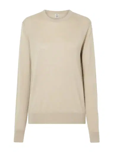 TOTEME Wool And Silk-blend Sweater | Thumbnail 1 TOTEME Wool And Silk-blend Sweater | Thumbnail 1