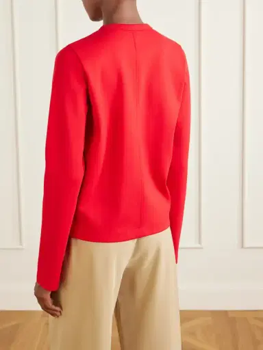 FLORE FLORE Poppy Organic Cotton-jersey Cardigan | Thumbnail 4 FLORE FLORE Poppy Organic Cotton-jersey Cardigan | Thumbnail 4