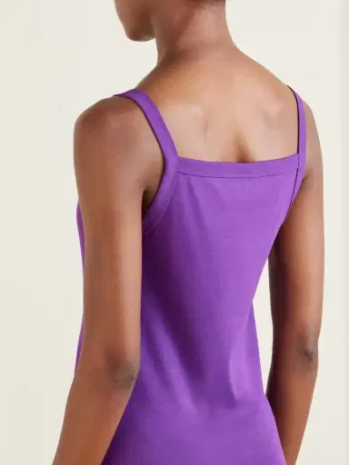 FLORE FLORE May Organic Cotton-jersey Tank | Thumbnail 4