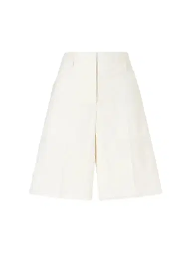 Another Tomorrow Gingham Point D'esprit Shorts | Thumbnail 1 Another Tomorrow Gingham Point D'esprit Shorts | Thumbnail 1