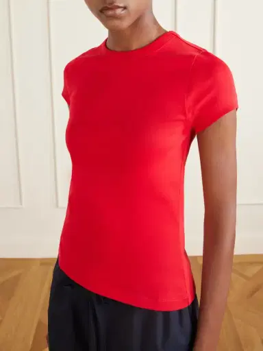FLORE FLORE Car Baby Tee Ribbed Organic Cotton-jersey T-shirt | Thumbnail 3 FLORE FLORE Car Baby Tee Ribbed Organic Cotton-jersey T-shirt | Thumbnail 3