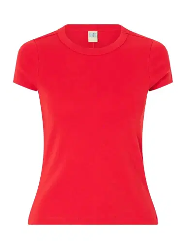 FLORE FLORE Car Baby Tee Ribbed Organic Cotton-jersey T-shirt | Thumbnail 1 FLORE FLORE Car Baby Tee Ribbed Organic Cotton-jersey T-shirt | Thumbnail 1