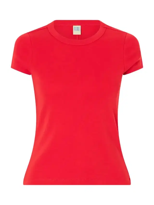 Car Baby Tee Ribbed Organic Cotton-jersey T-shirt