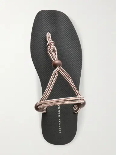 Loeffler Randall Mika Bead-embellished Cord Sandals | Thumbnail 6 Loeffler Randall Mika Bead-embellished Cord Sandals | Thumbnail 6