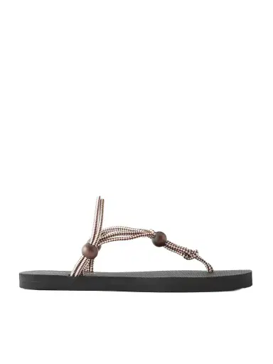 Loeffler Randall Mika Bead-embellished Cord Sandals | Thumbnail 1 Loeffler Randall Mika Bead-embellished Cord Sandals | Thumbnail 1