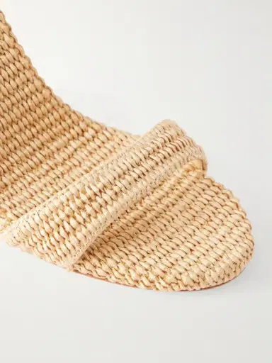 Loeffler Randall Gavi 40 Raffia Wedge Sandals | Thumbnail 5 Loeffler Randall Gavi 40 Raffia Wedge Sandals | Thumbnail 5