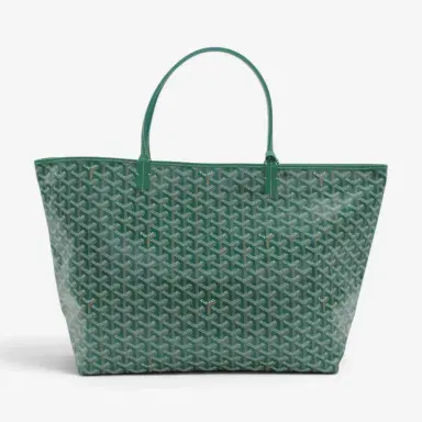 goyard Goyard Saint Louis GM Green Coated Canvas Tote Bag by The Solist | Thumbnail 2 goyard Goyard Saint Louis GM Green Coated Canvas Tote Bag by The Solist | Thumbnail 2