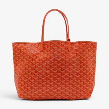 goyard Goyard Saint Louis PM Orange Coated Canvas Tote Bag by The Solist | Thumbnail 2