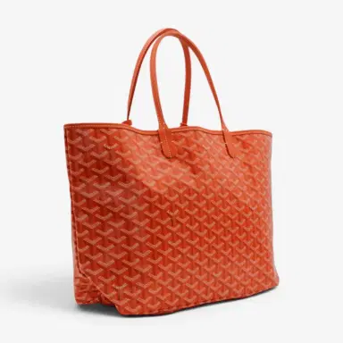 goyard Goyard Saint Louis PM Orange Coated Canvas Tote Bag by The Solist | Thumbnail 3