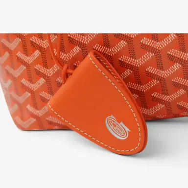 goyard Goyard Saint Louis PM Orange Coated Canvas Tote Bag by The Solist | Thumbnail 6