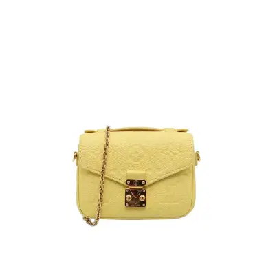 Louis Vuitton Louis Vuitton Metis Micro Yellow Monogram Empreinte Leather Crossbody Bag by The Solist | Thumbnail 1 Louis Vuitton Louis Vuitton Metis Micro Yellow Monogram Empreinte Leather Crossbody Bag by The Solist | Thumbnail 1