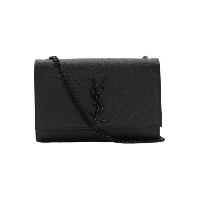 Saint Laurent Saint Laurent Kate Small Black Leather Shoulder Bag by The Solist