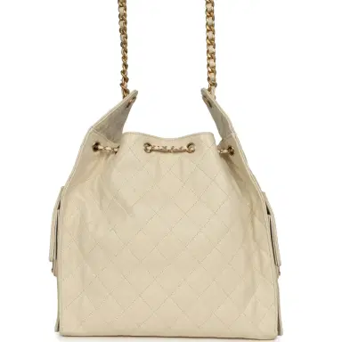 Chanel Chanel Medium 25 Hobo Bag Light Beige Caviar Antique Gold Hardware | Thumbnail 4 Chanel Chanel Medium 25 Hobo Bag Light Beige Caviar Antique Gold Hardware | Thumbnail 4