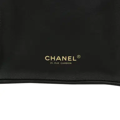 Chanel Chanel Mini Shopping Bag with Chain Black Calfskin Gold Hardware | Thumbnail 8 Chanel Chanel Mini Shopping Bag with Chain Black Calfskin Gold Hardware | Thumbnail 8