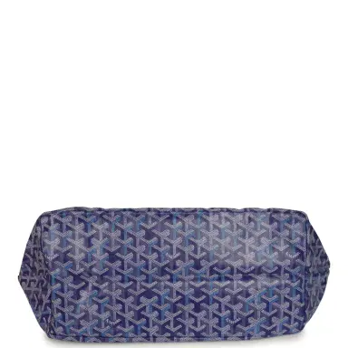 goyard Goyard Goyardine Blueberry Purple Saint Louis GM Tote Palladium Hardware | Thumbnail 6 goyard Goyard Goyardine Blueberry Purple Saint Louis GM Tote Palladium Hardware | Thumbnail 6