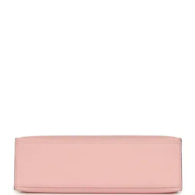 HERMÈS Hermes Kelly Pochette Rose Sakura Swift Palladium Hardware | Thumbnail 6
