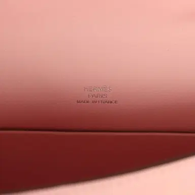 HERMÈS Hermes Kelly Pochette Rose Sakura Swift Palladium Hardware | Thumbnail 7