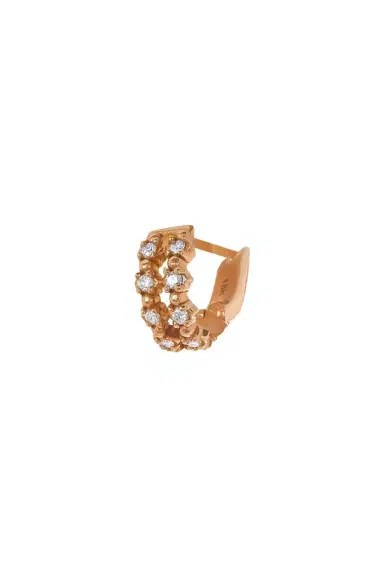 STEPHANIE ANDERS XO Diamond Huggie Earring | Thumbnail 2