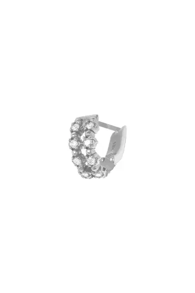 STEPHANIE ANDERS XO Diamond Huggie Earring | Thumbnail 1