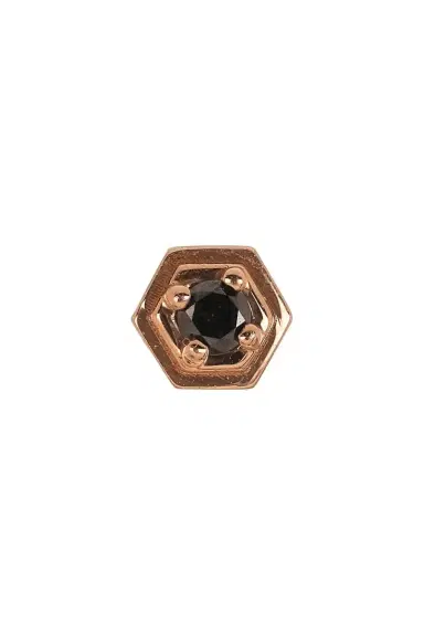 STEPHANIE ANDERS XO Black Diamond Stud | Thumbnail 1