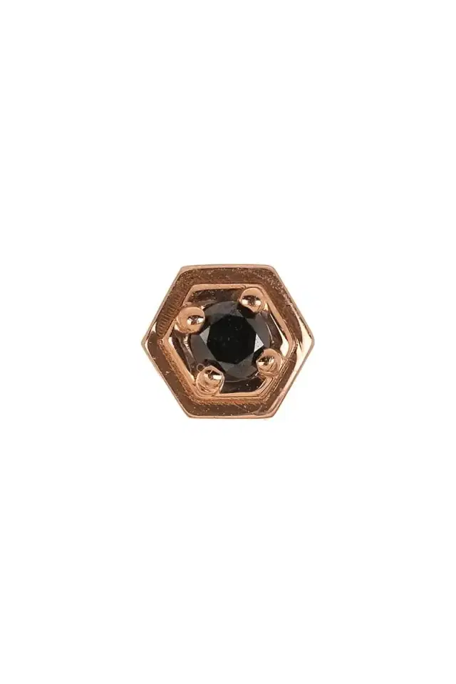 STEPHANIE ANDERS XO Black Diamond Stud