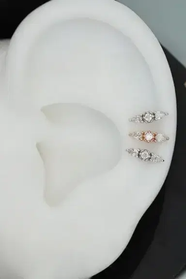 STEPHANIE ANDERS XO Black & White Diamond Stud | Thumbnail 2 STEPHANIE ANDERS XO Black & White Diamond Stud | Thumbnail 2