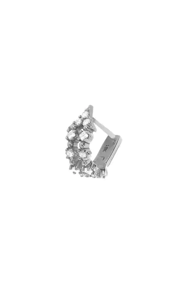 STEPHANIE ANDERS XO Diamond Huggie Earring | Thumbnail 1
