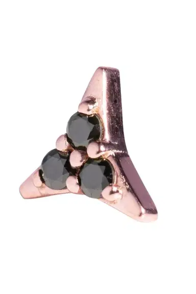 STEPHANIE ANDERS XO Black Diamond Stud | Thumbnail 2