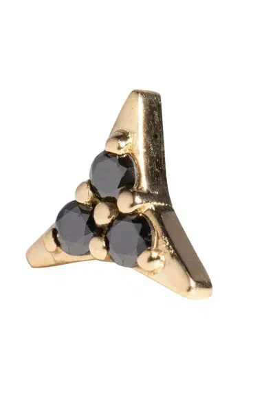 STEPHANIE ANDERS XO Black Diamond Stud | Thumbnail 1