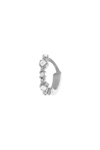 STEPHANIE ANDERS XO Diamond Huggie | Thumbnail 2