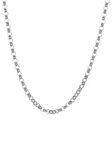 MARISSA DIAMONDS 30 Inch 2.1MM White Gold Rolo Chain | Thumbnail 1