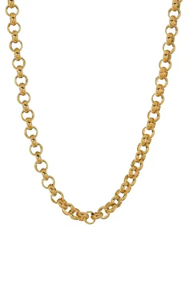MARISSA DIAMONDS 36 Inch 4.0MM Yellow Gold Rolo Chain | Thumbnail 1