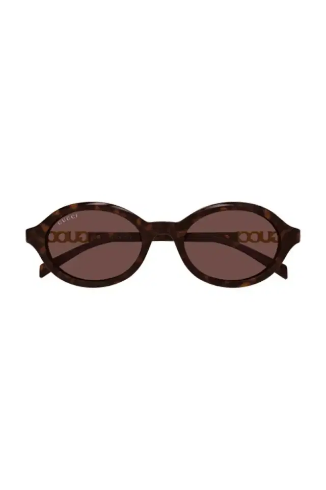 Gucci 3D Block Logo Oval Sunglasses