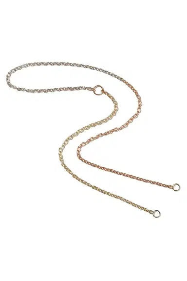 Marla Aaron 3x3 Pulley Chain Necklace | Thumbnail 1