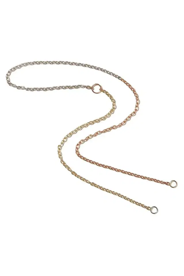 Marla Aaron 3x3 Pulley Chain Necklace