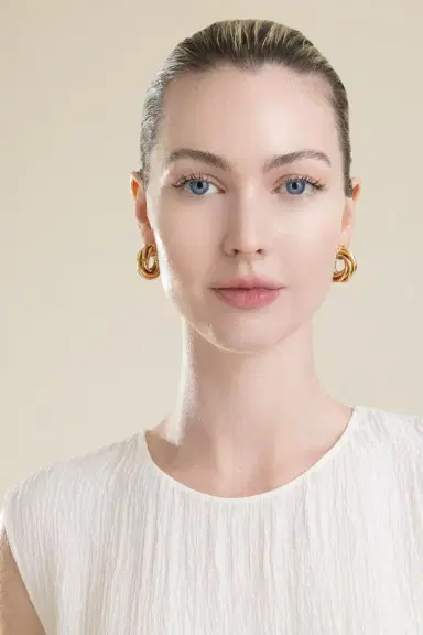 Gas Bijoux Aatik Mini Hoop Earrings | Thumbnail 2