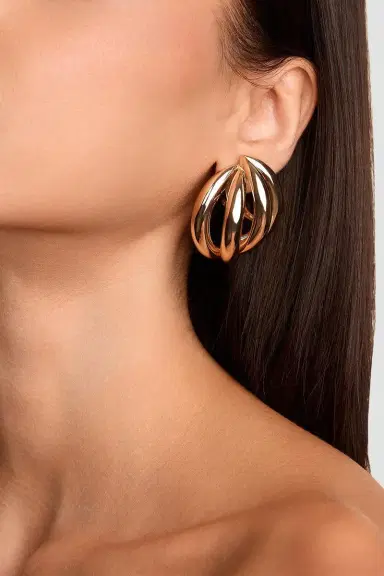 Jennifer Fisher Abrstract Lines Earrings | Thumbnail 2 Jennifer Fisher Abrstract Lines Earrings | Thumbnail 2