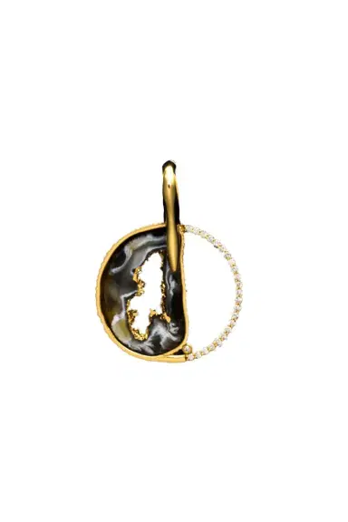 DENISE CASSOU Agate Slice Pendant | Thumbnail 1 DENISE CASSOU Agate Slice Pendant | Thumbnail 1