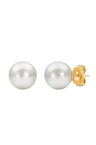 BAGGINS Akoya Pearl Stud Earrings - 11mm | Thumbnail 1